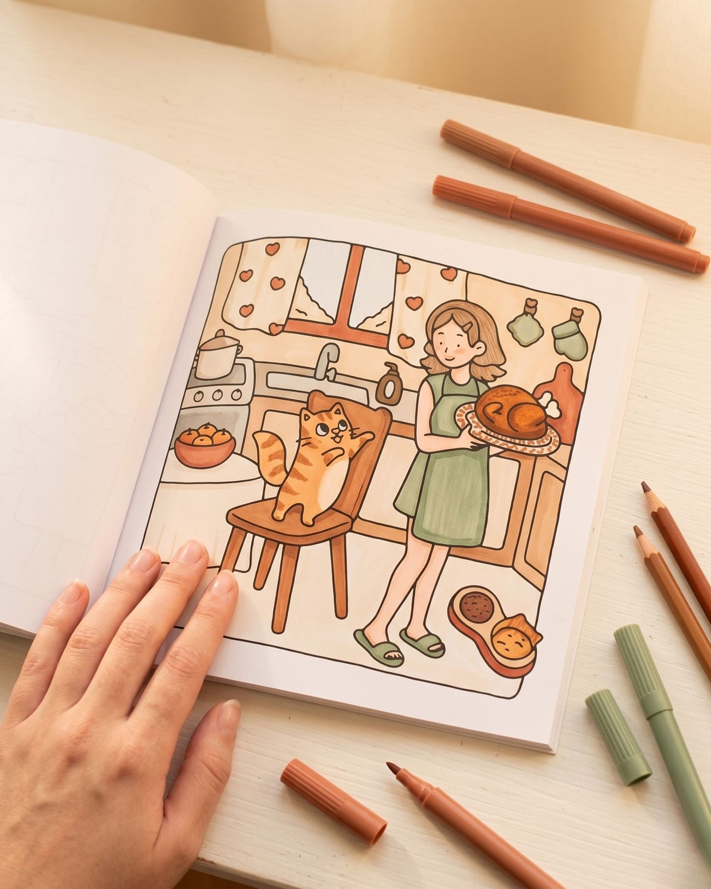 Cat Mom كتاب تلوين