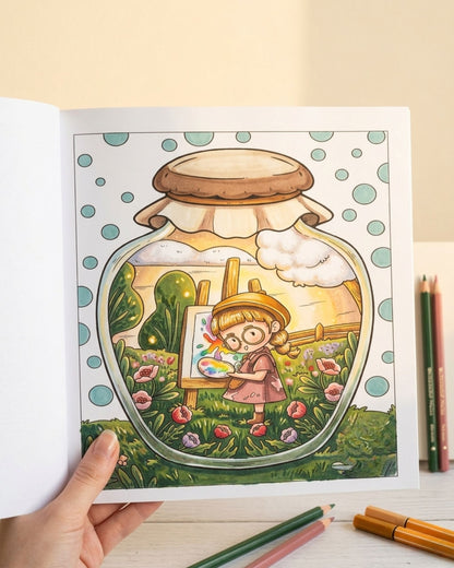 Life Inside Jar كتاب تلوين