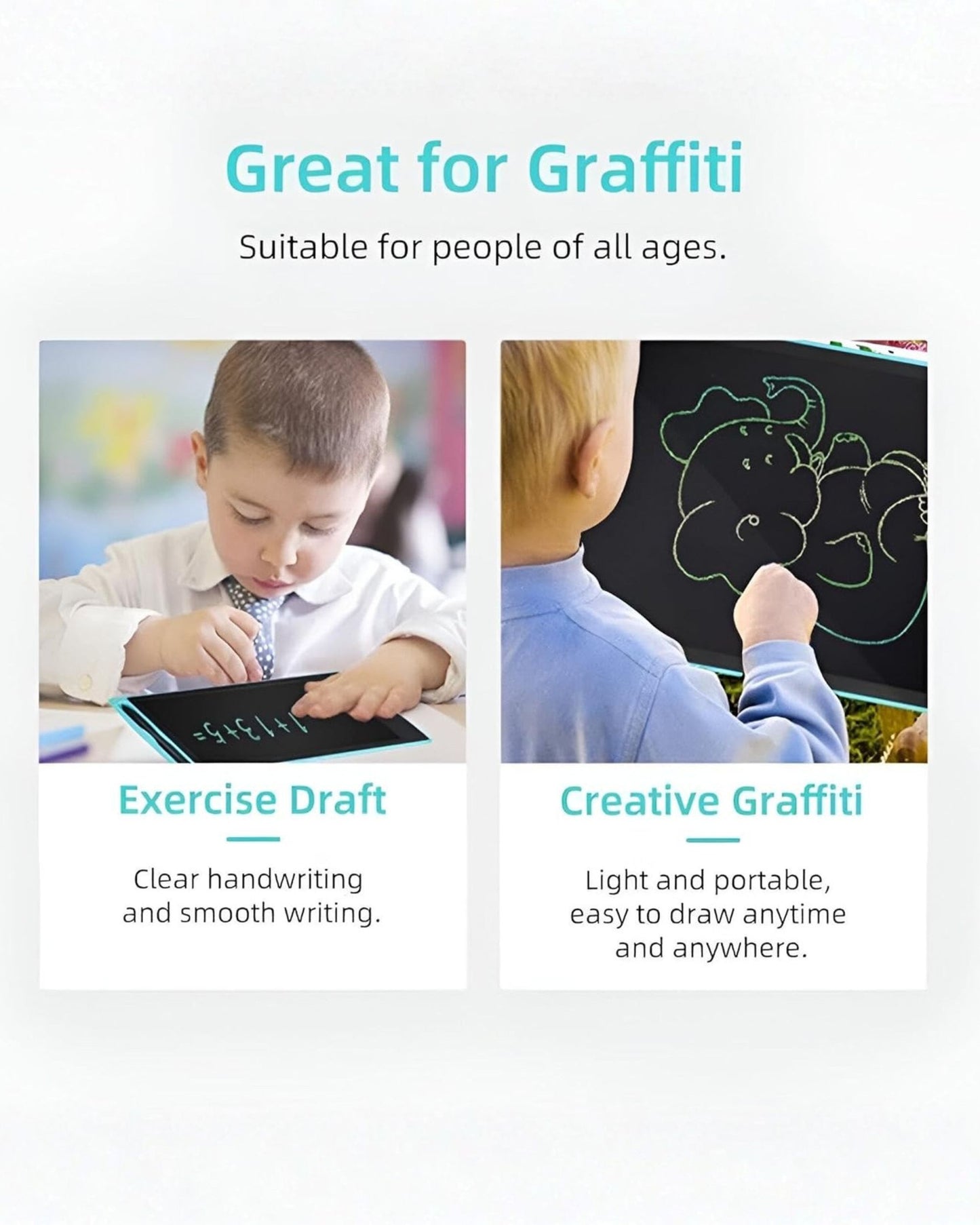 تابلت كتابة ورسم LCD مقاس 12 بوصة