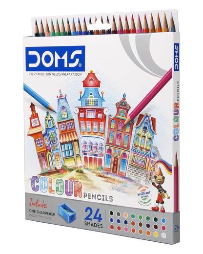 علبة ألوان خشب 24 لون DOMS