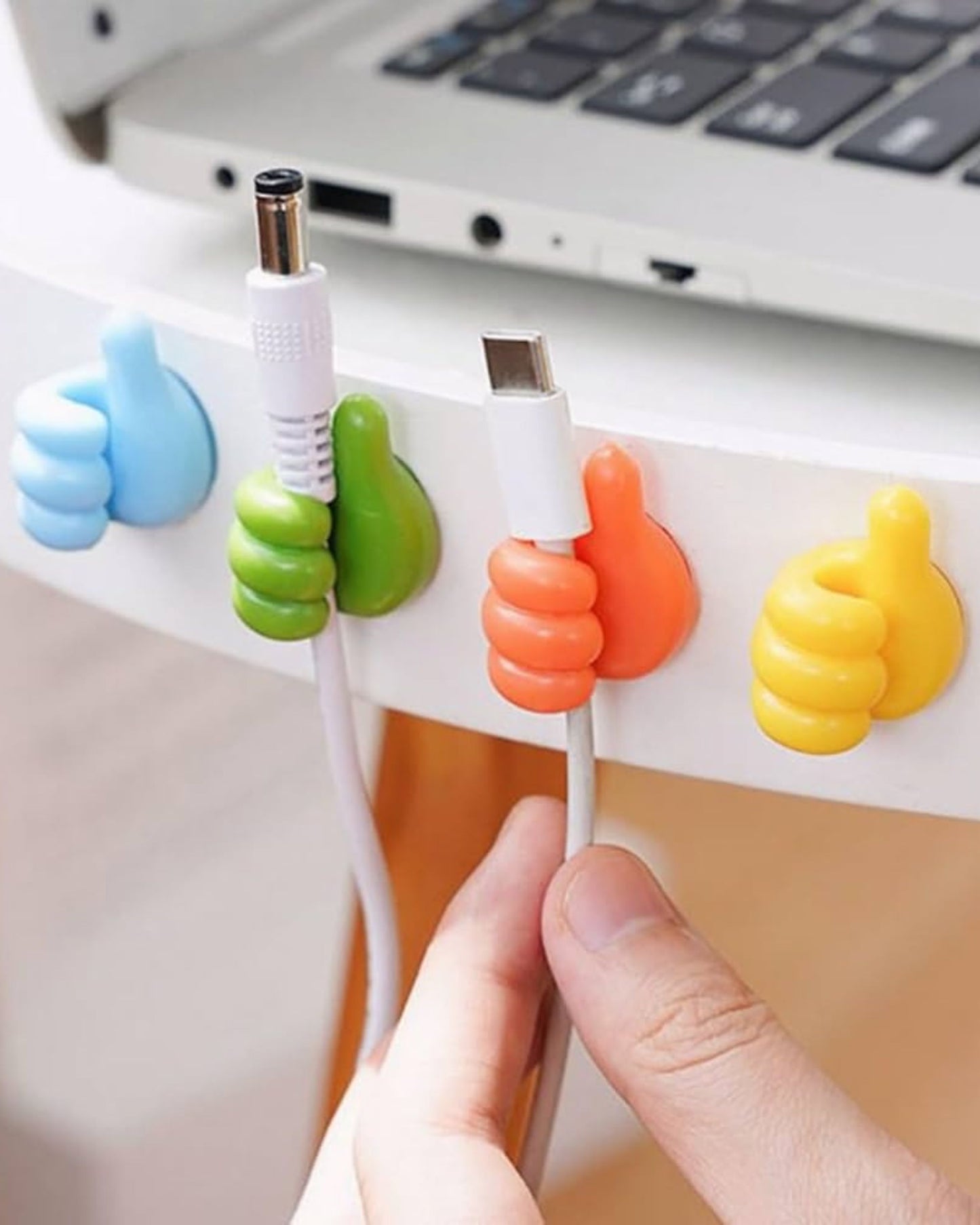 منظم أسلاك سيليكون 10 قطع