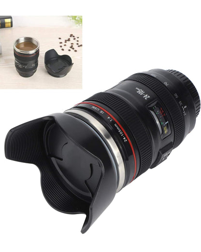 مج حراري شكل عدسة كاميرا