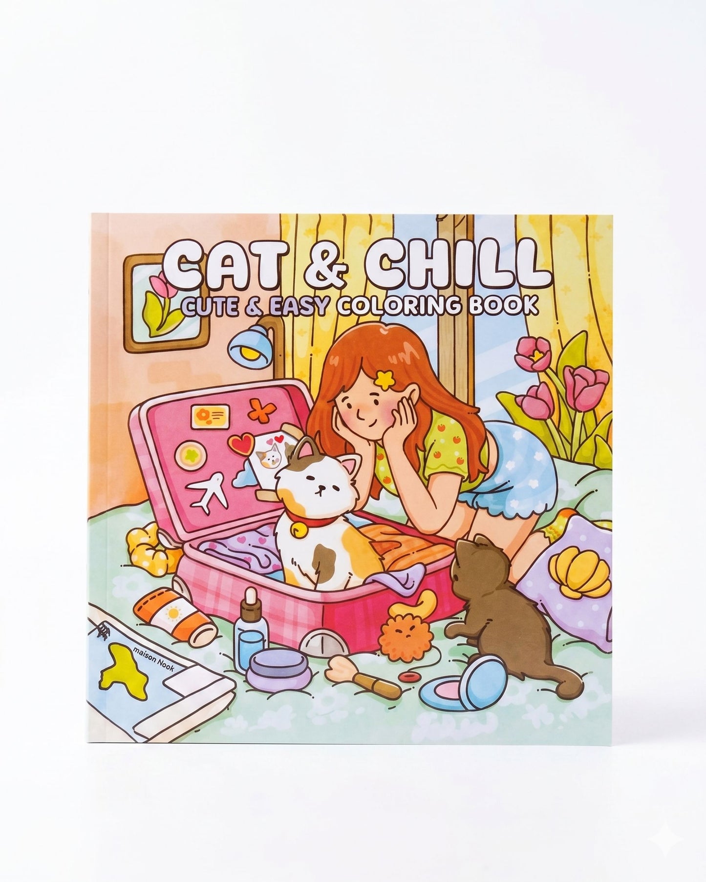 كتاب تلوين Cat & Chill