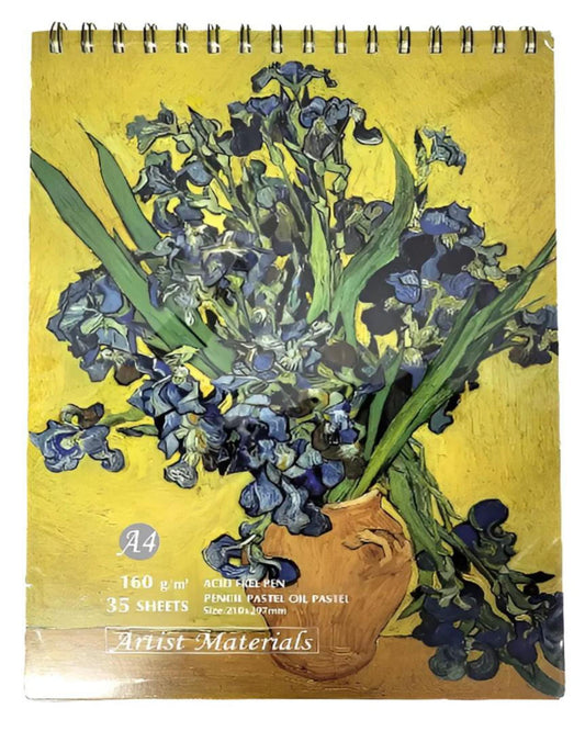 سكيتش رسم سلك مقاس A4 - فان جوخ