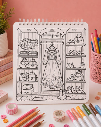 كتاب تلوين Daily Fashion
