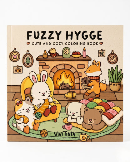 كتاب تلوين Fuzzy Hygge