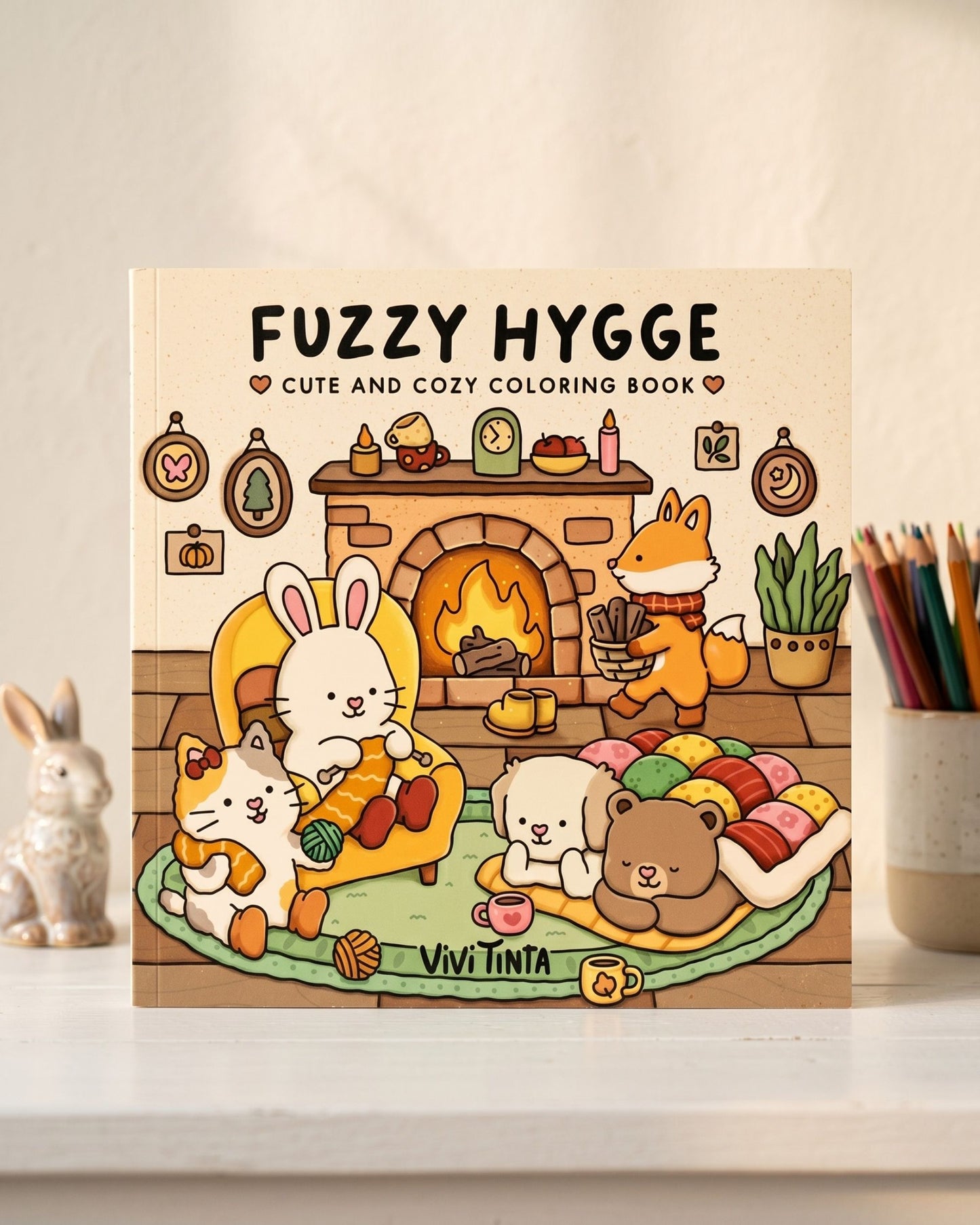 كتاب تلوين Fuzzy Hygge