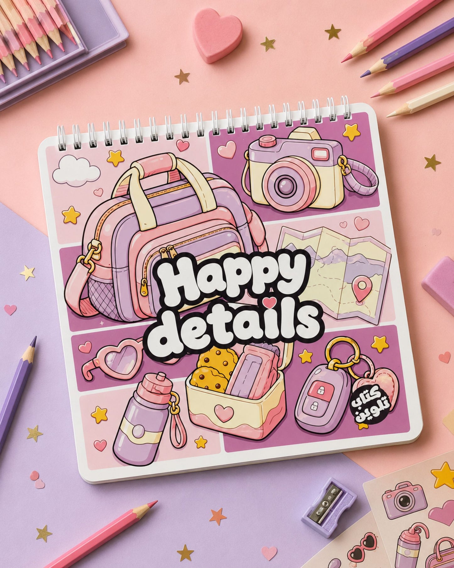 كتاب تلوين Happy Details