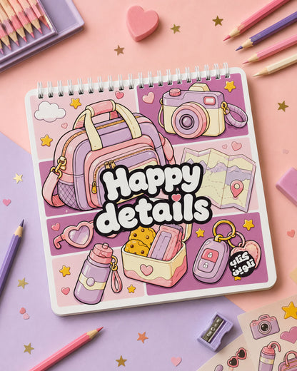 كتاب تلوين Happy Details