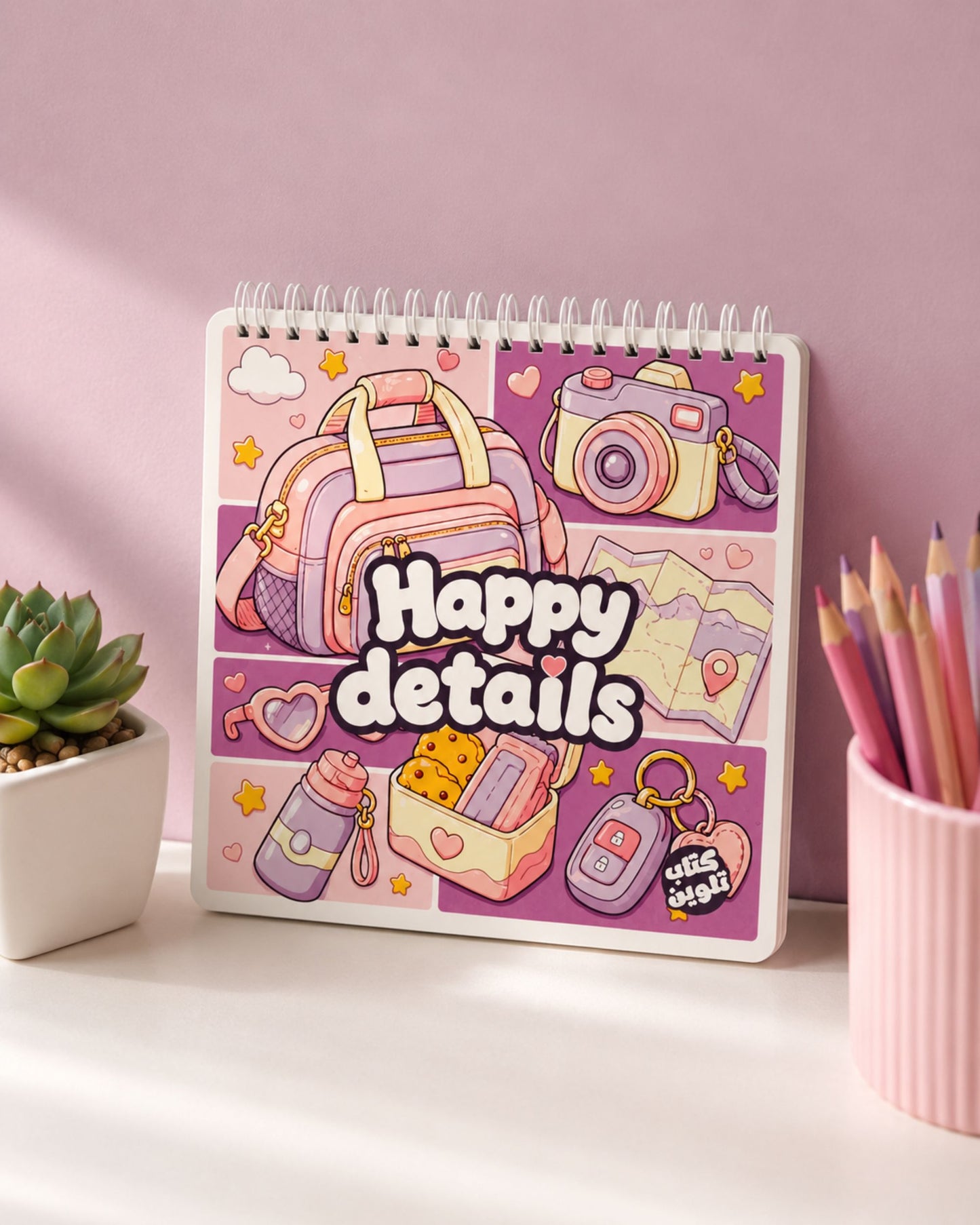 كتاب تلوين Happy Details