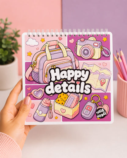 كتاب تلوين Happy Details