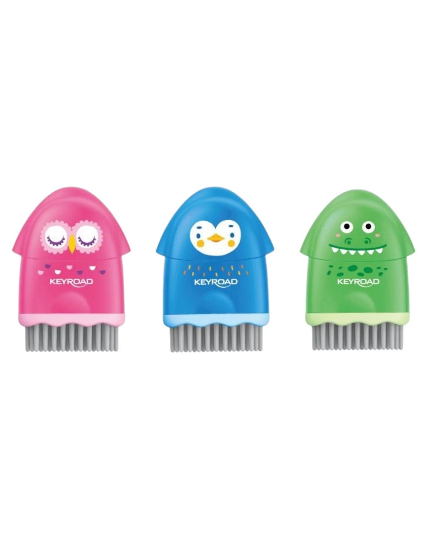 براية KeyRoad روكى - بخزان + استيكة + فرشاة تنظيف (أزرق)