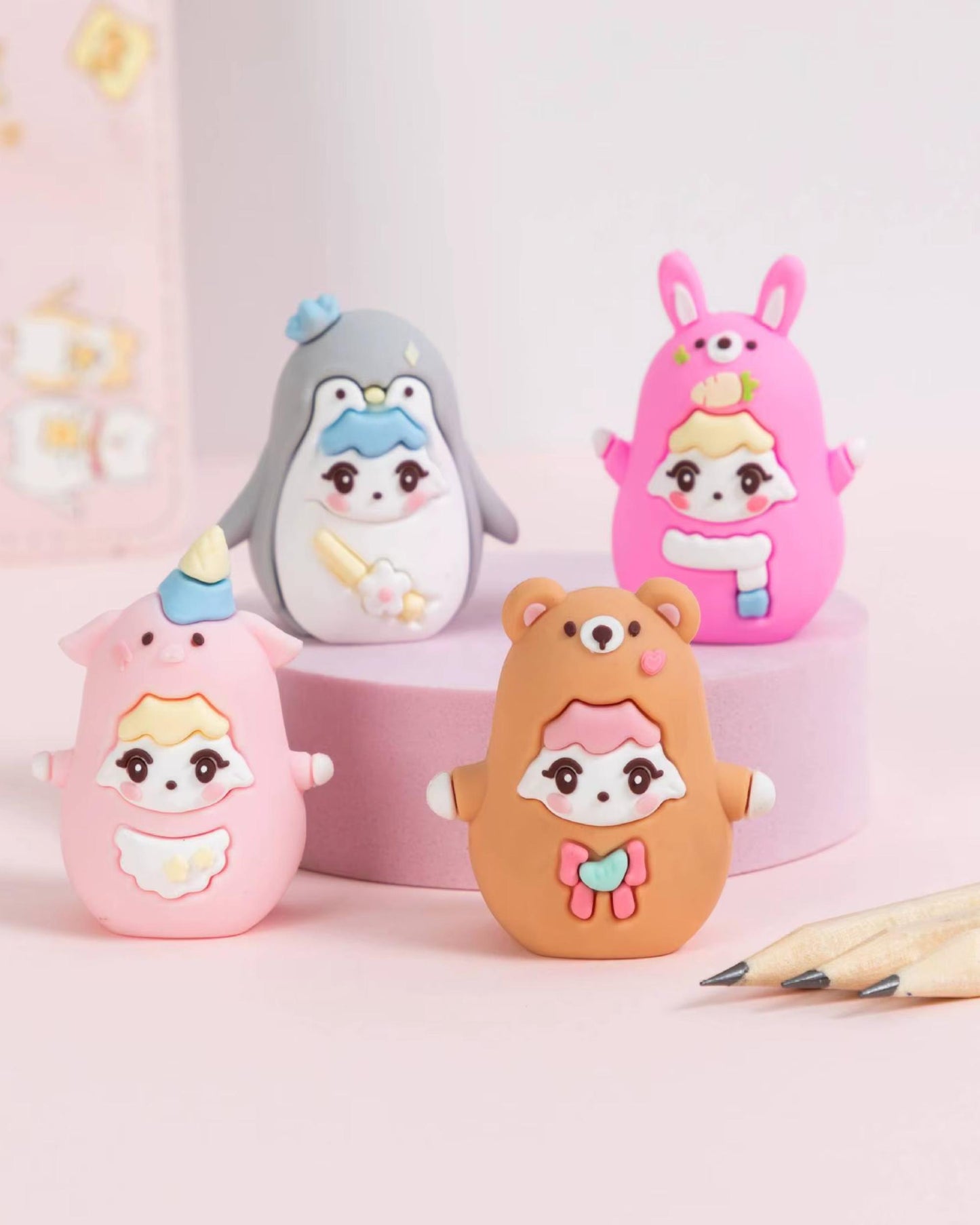 براية ثلاثية الأبعاد - أشكال كرتونية