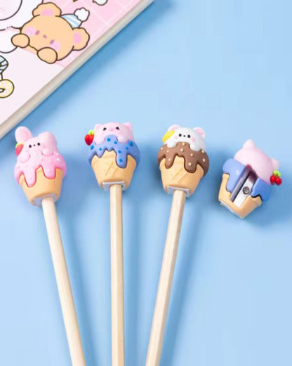 براية ثلاثية الأبعاد - أشكال آيس كريم