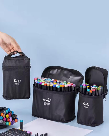 شنطة ألوان ماركر 120 لون - مزدوجة الرأس