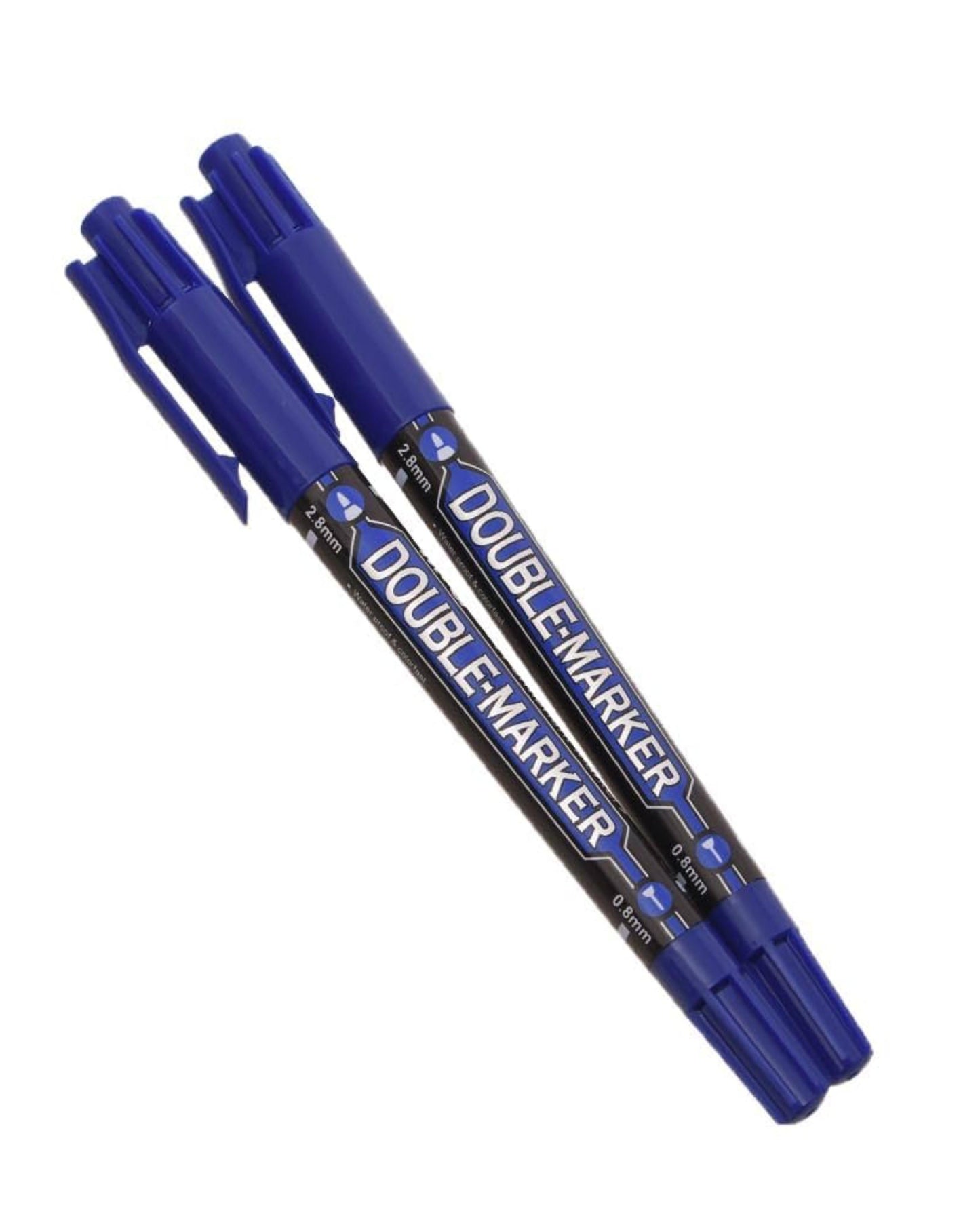 قلم ماركر مزدوج M&G - أزرق