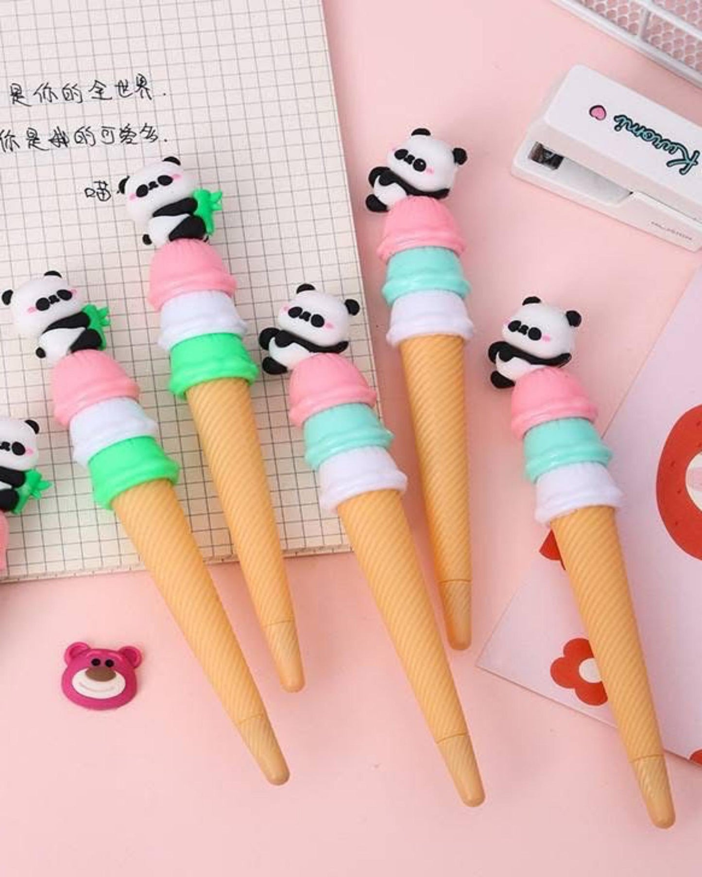 قلم حبر جل شكل آيس كريم - باندا