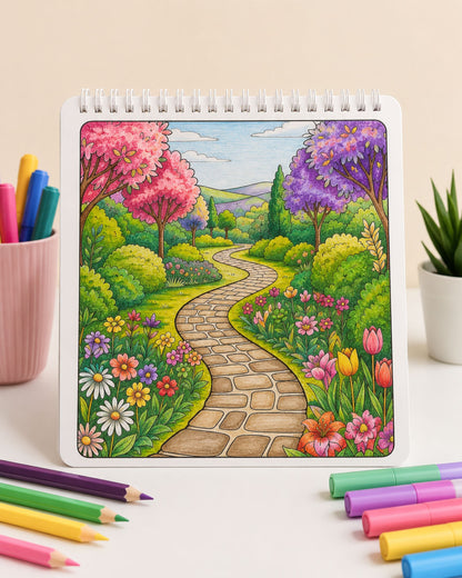 كتاب تلوين Landscape