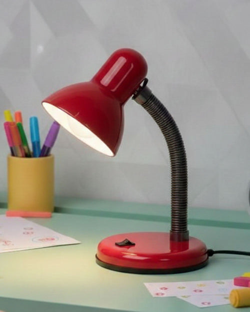 أباجورة مكتب - أحمر