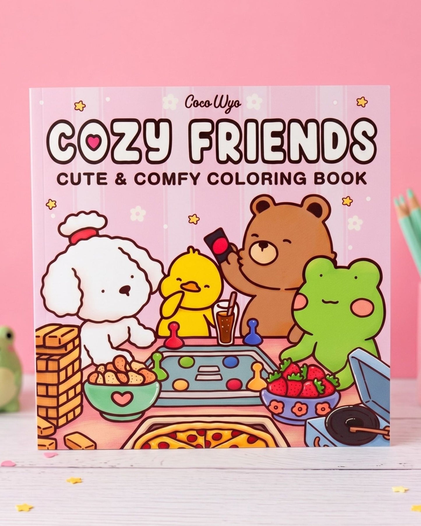 Cozy Friends كتاب تلوين