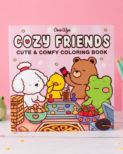 Cozy Friends كتاب تلوين