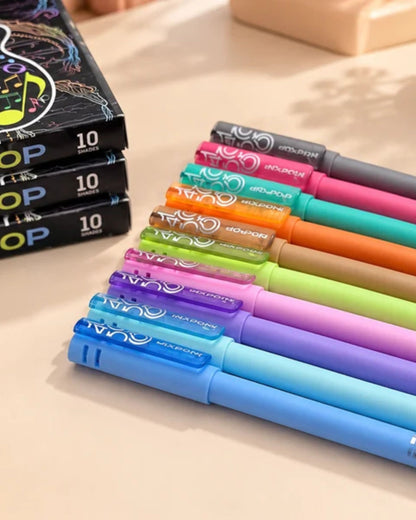 طقم أقلام جاف DOMS INXPOP (10 ألوان)