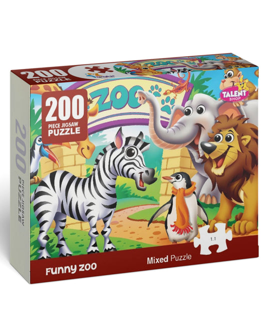 بازل 200 قطعة - حديقة الحيوانات