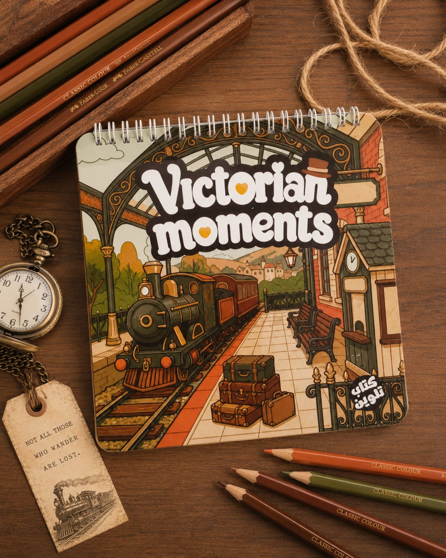 كتاب تلوين Victorian Moments