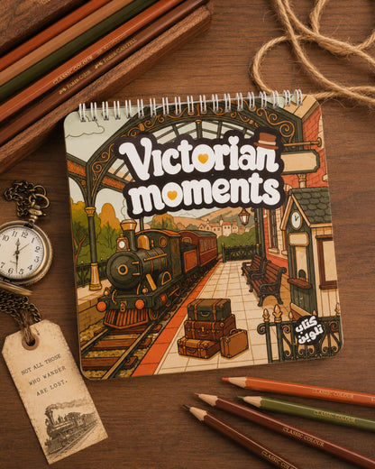 كتاب تلوين Victorian Moments