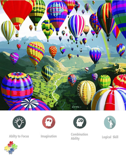 بازل شكل باراشوت 1000 قطعة