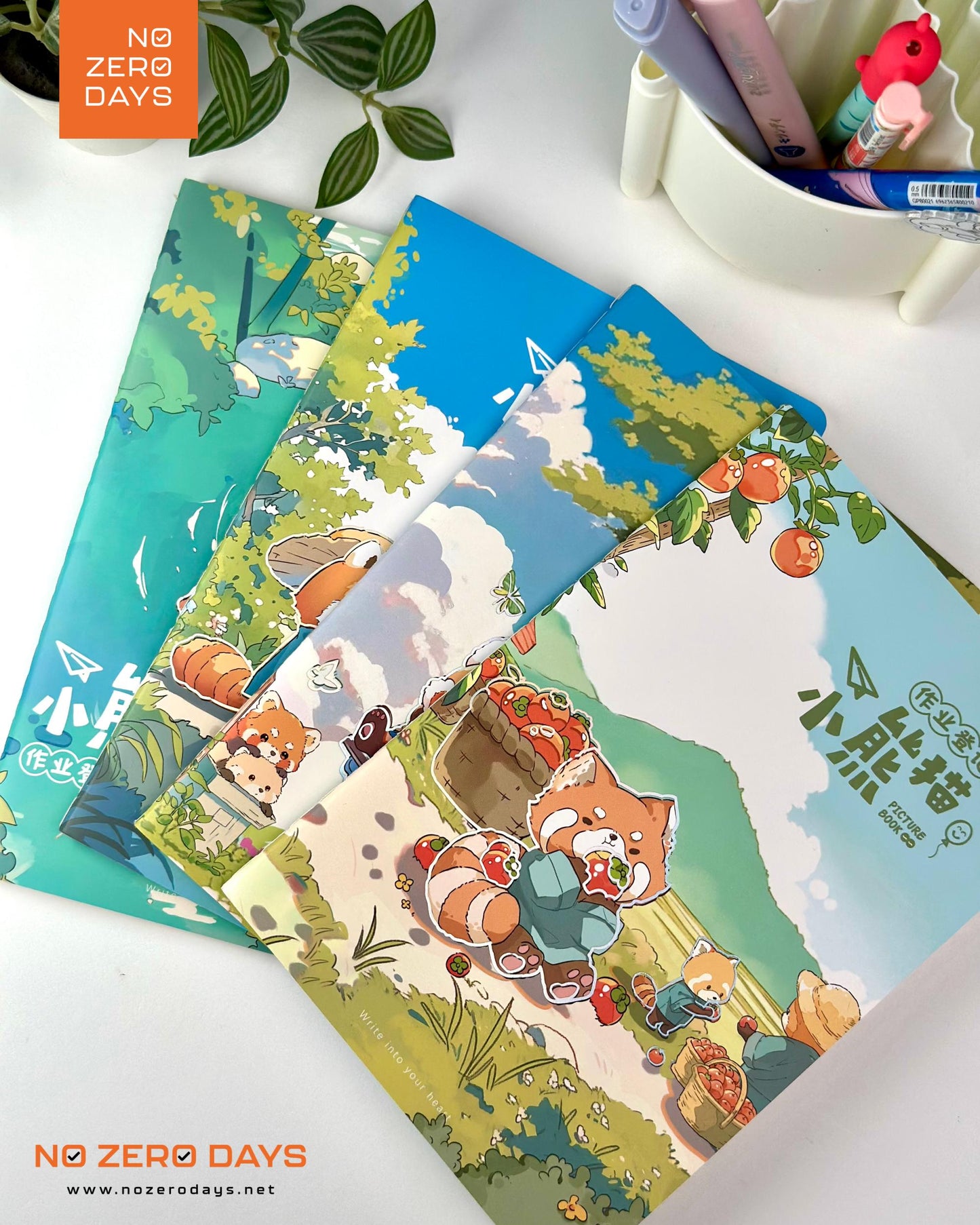 نوت بوك A5 مسطر بتصميمات كرتونية