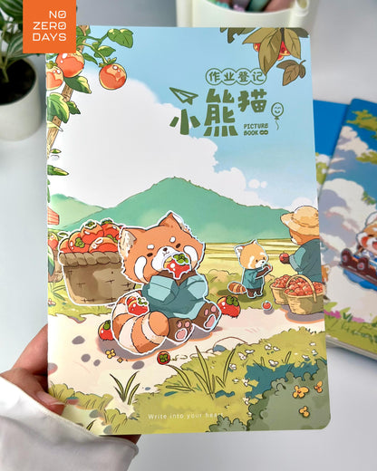 نوت بوك A5 مسطر بتصميمات كرتونية