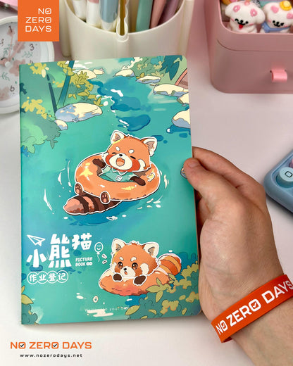 نوت بوك A5 مسطر بتصميمات كرتونية