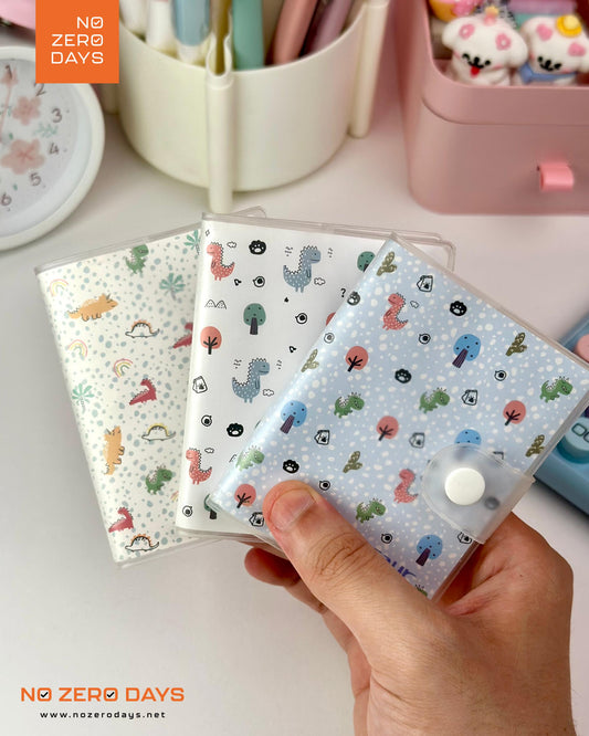 ميني نوت بوك كفر بلاستيك - ديناصور