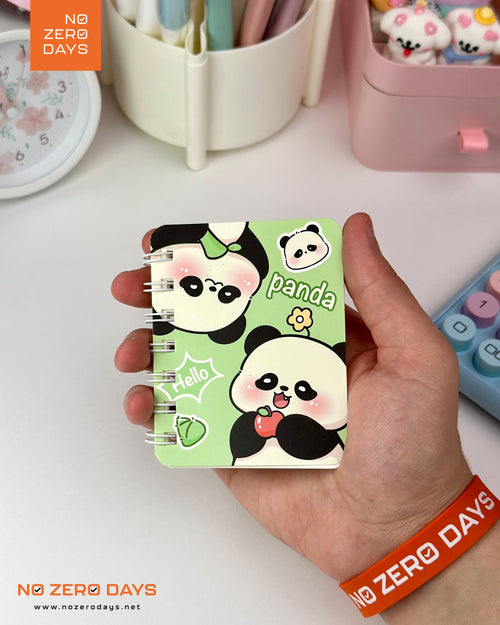 ميني نوت بوك سلك - أشكال باندا