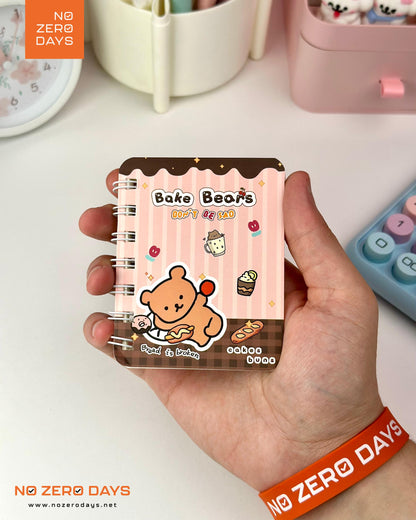 ميني نوت بوك سلك - أشكال دب