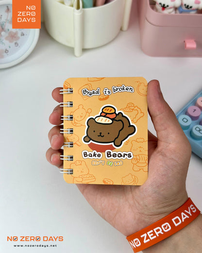 ميني نوت بوك سلك - أشكال دب