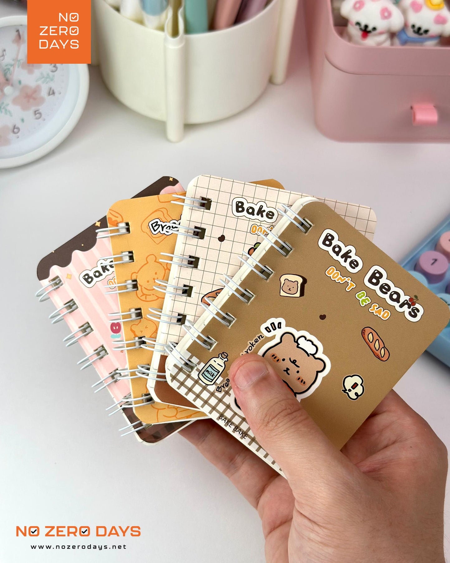 ميني نوت بوك سلك - أشكال دب