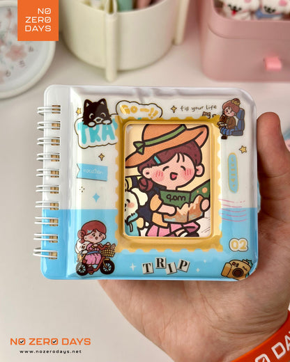 نوت بوك سلك غلاف مجسم بارز - شخصيات كرتونية