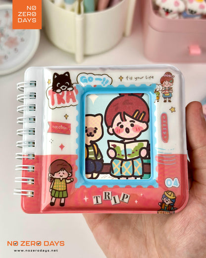 نوت بوك سلك غلاف مجسم بارز - شخصيات كرتونية