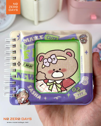 نوت بوك سلك غلاف مجسم بارز - أشكال حيوانات