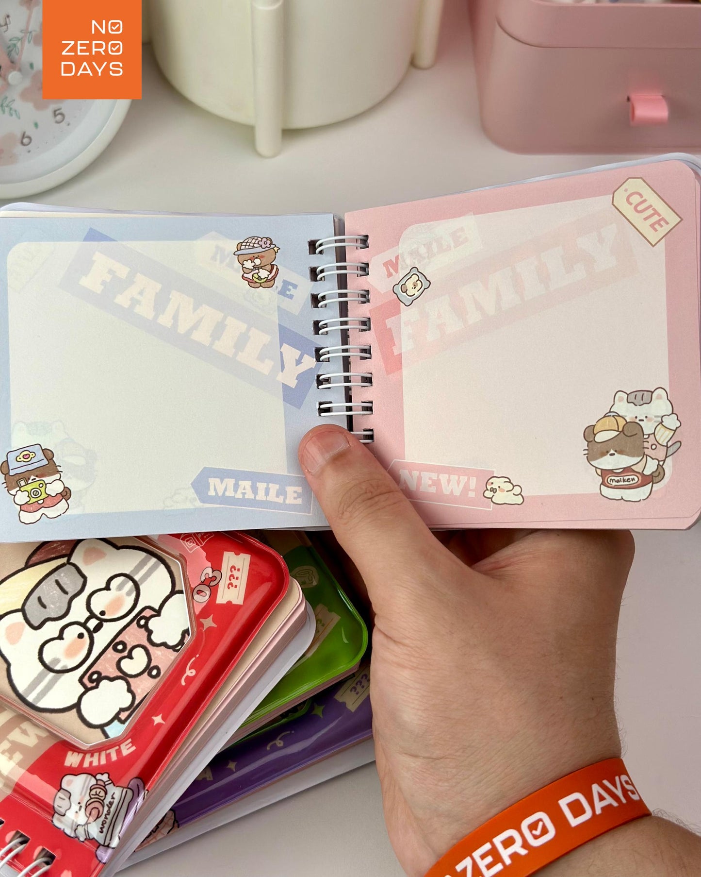 نوت بوك سلك غلاف مجسم بارز - أشكال حيوانات