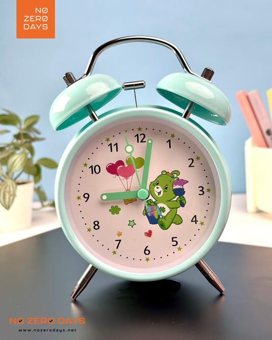 منبه معدني تصميم كرتوني - تركواز
