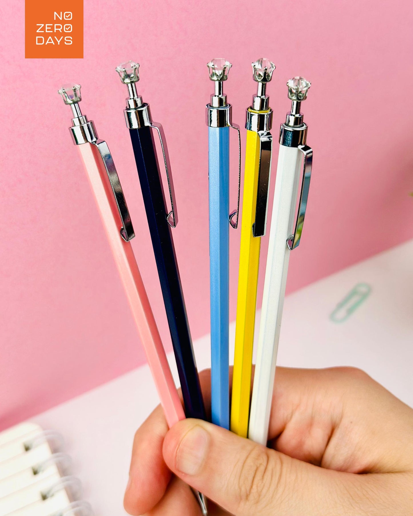 قلم رصاص سنون معدني - رأس جوهرة