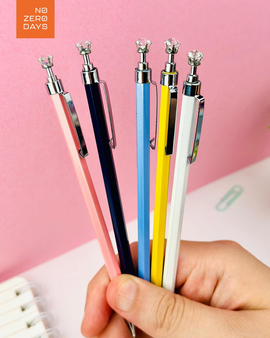 قلم رصاص سنون معدني - رأس جوهرة