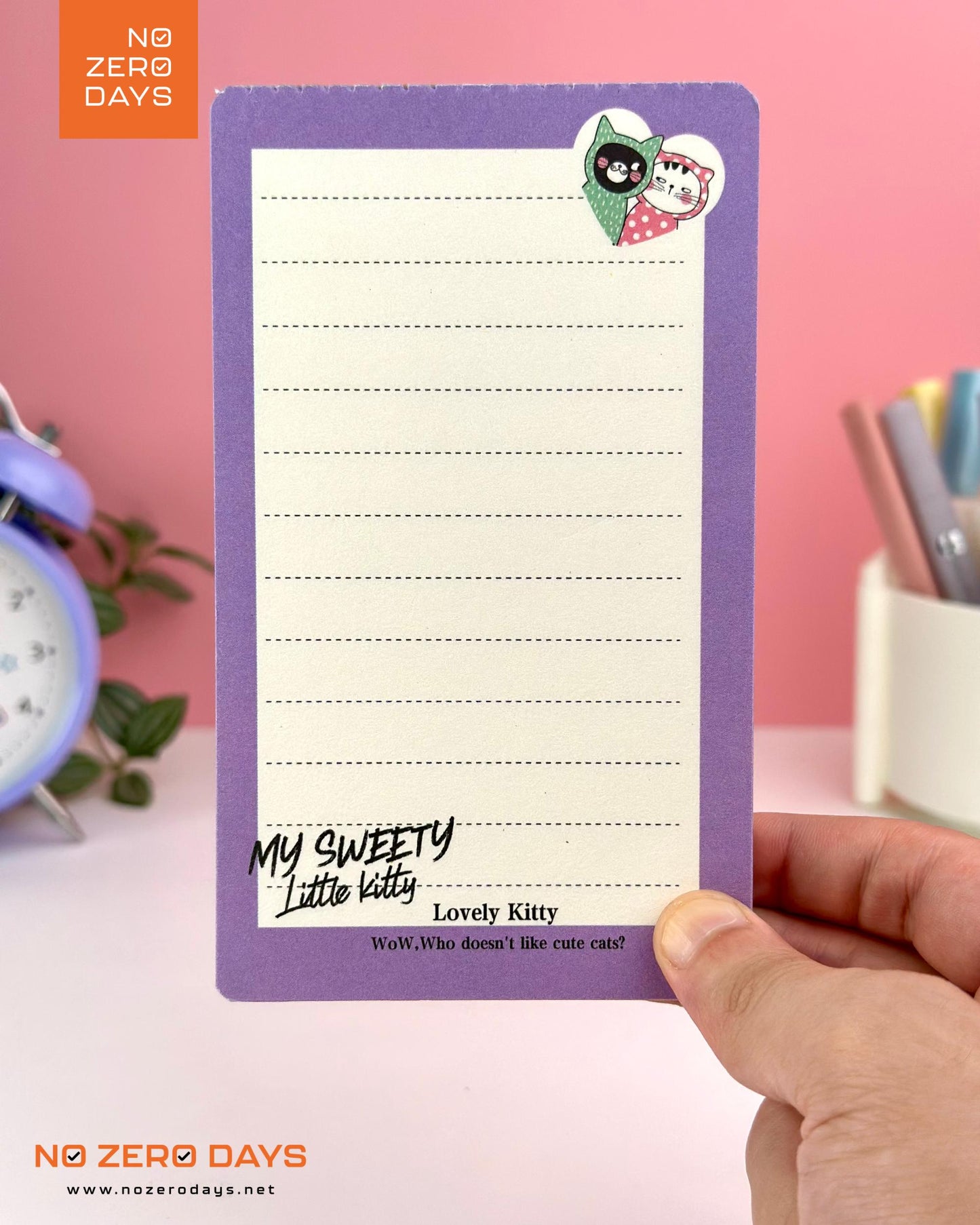 قائمة تدوين المهام والملاحظات - بنفسجي