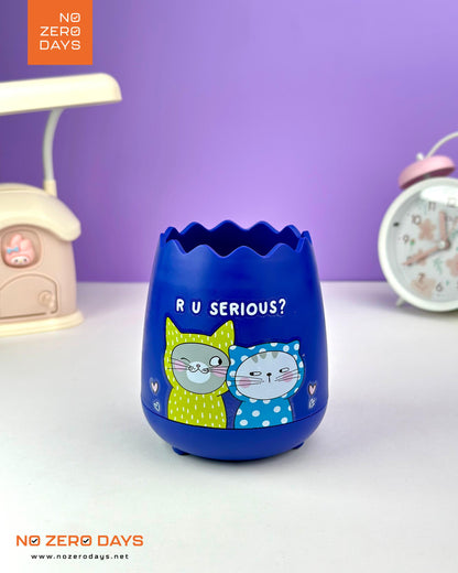 كوب أقلام للمكتب So many Cats - أزرق