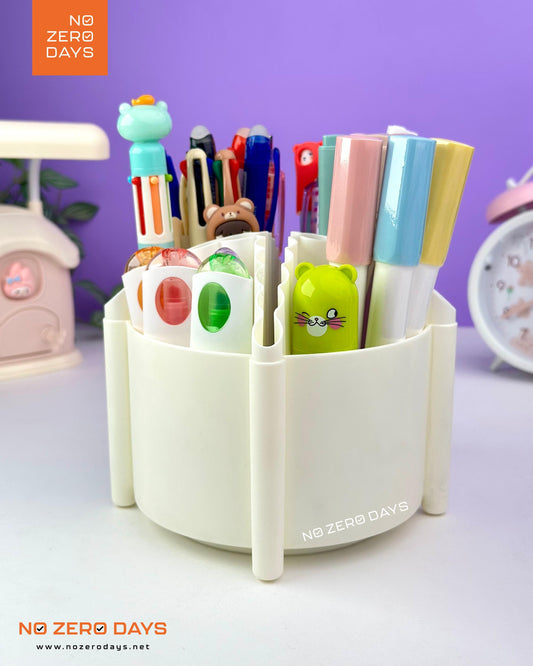 منظم أقلام 360 درجة M&G - أبيض