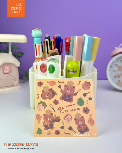 منظم أقلام 360 درجة M&G - أبيض