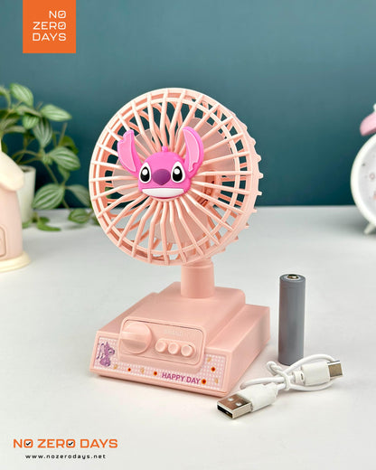 مروحة مكتب شحن - ستيتش بينك